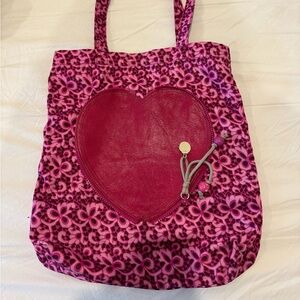 Marc Jacob’s pink floral tote bag